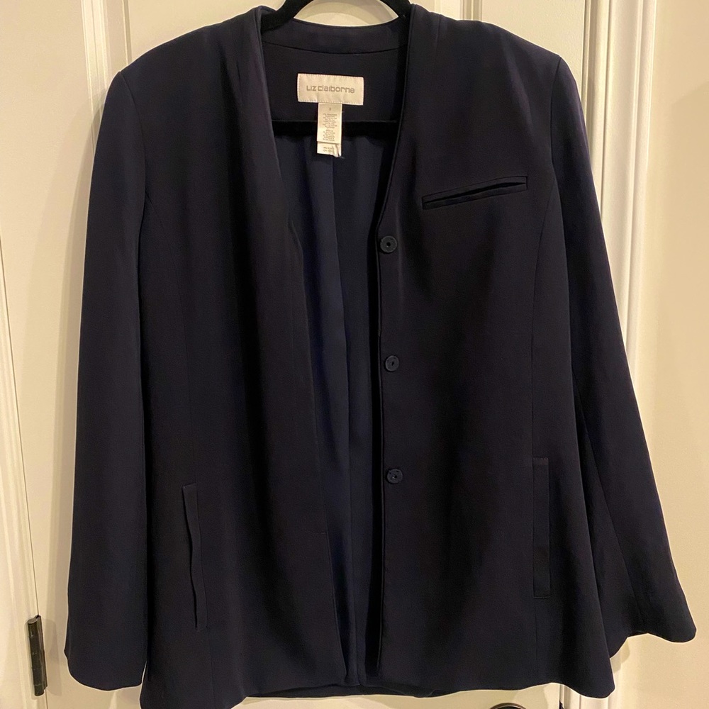 Liz Claiborne - black blazer. Size 8